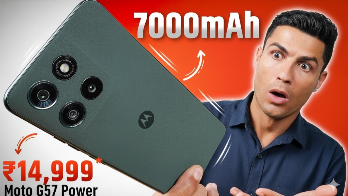 Moto G57 Power - Ronaldo holding it